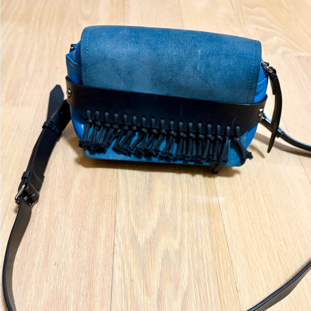 3.1 Phillip Lim Blue and Black Crossbody Bag